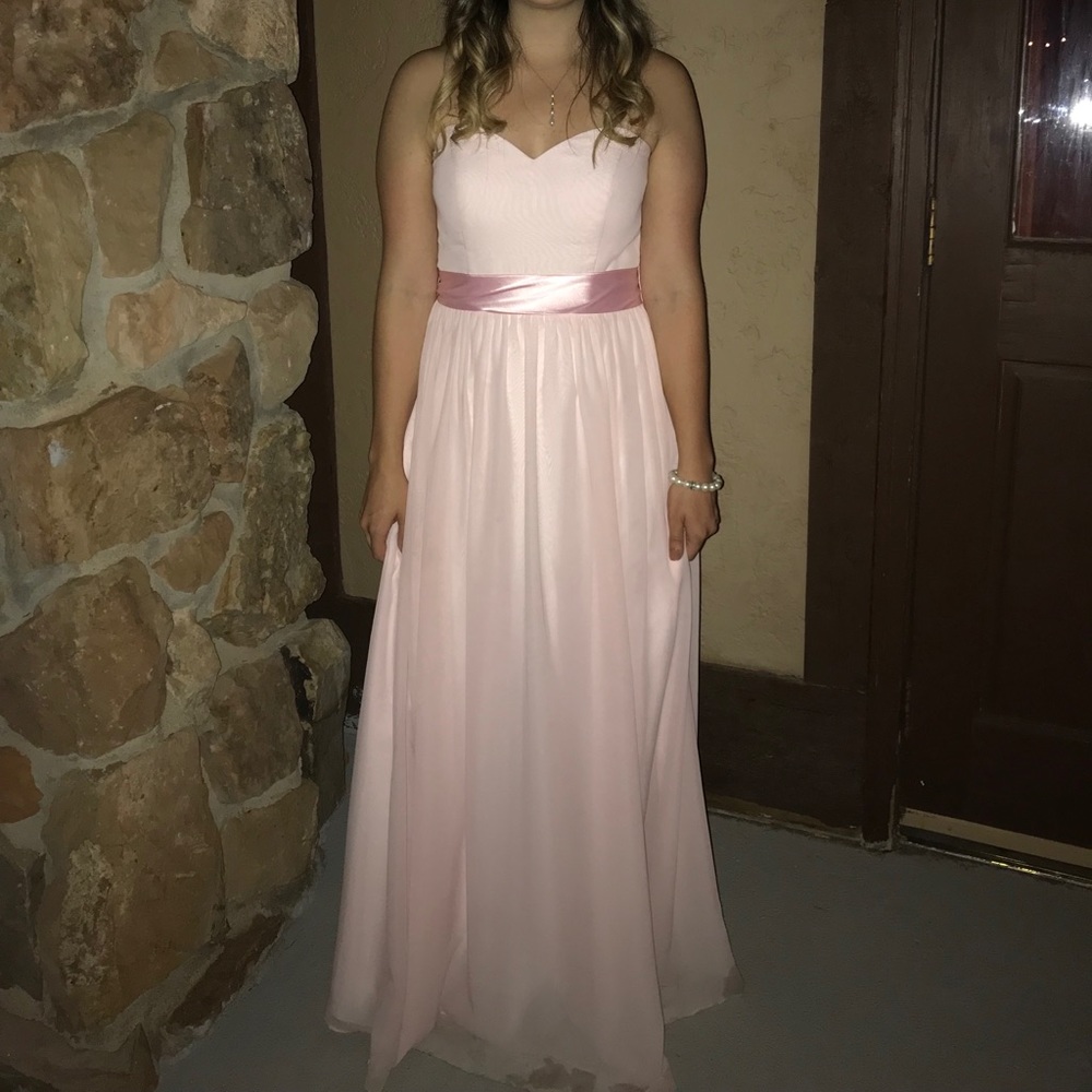 Blush Strapless Gown